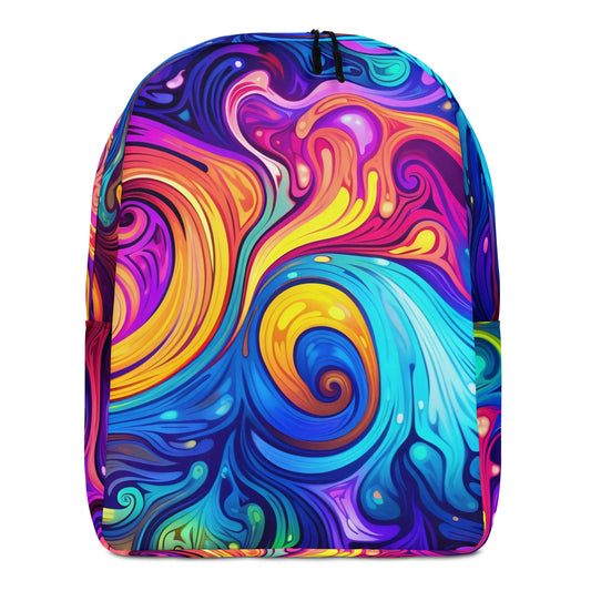 Trippy Design Minimalist Backpack