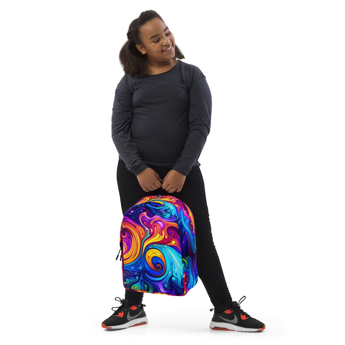 Trippy Design Minimalist Backpack