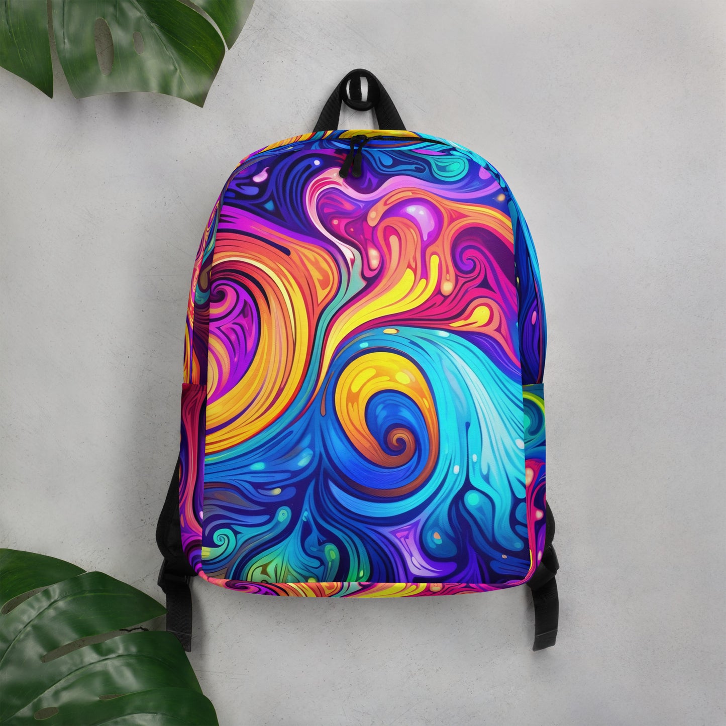 Trippy Design Minimalist Backpack