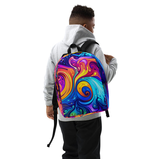 Trippy Design Minimalist Backpack