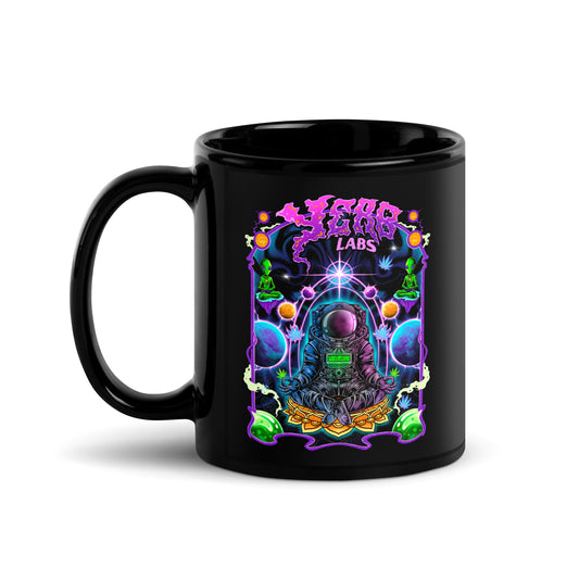 Yerb Labs Trippy Black Glossy Mug