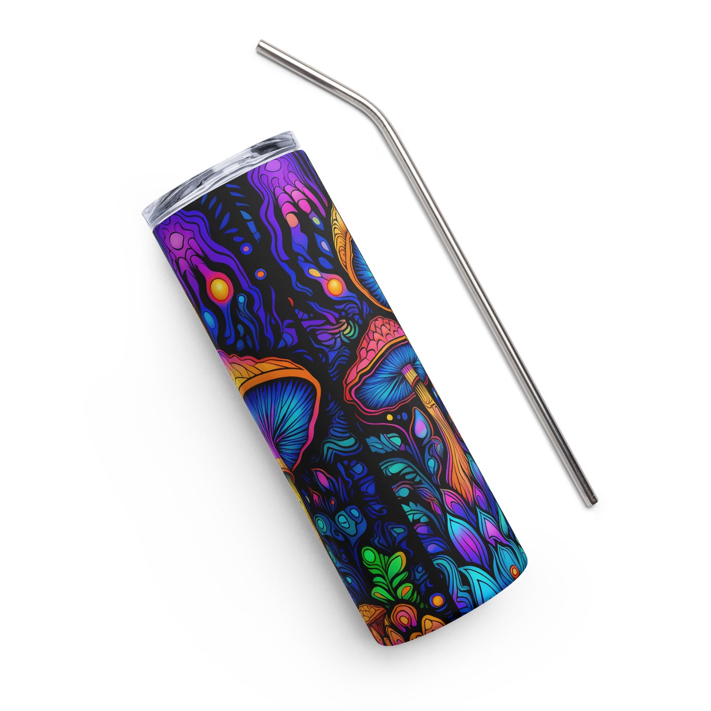 Magic Mushroom Colorful Stainless steel tumbler