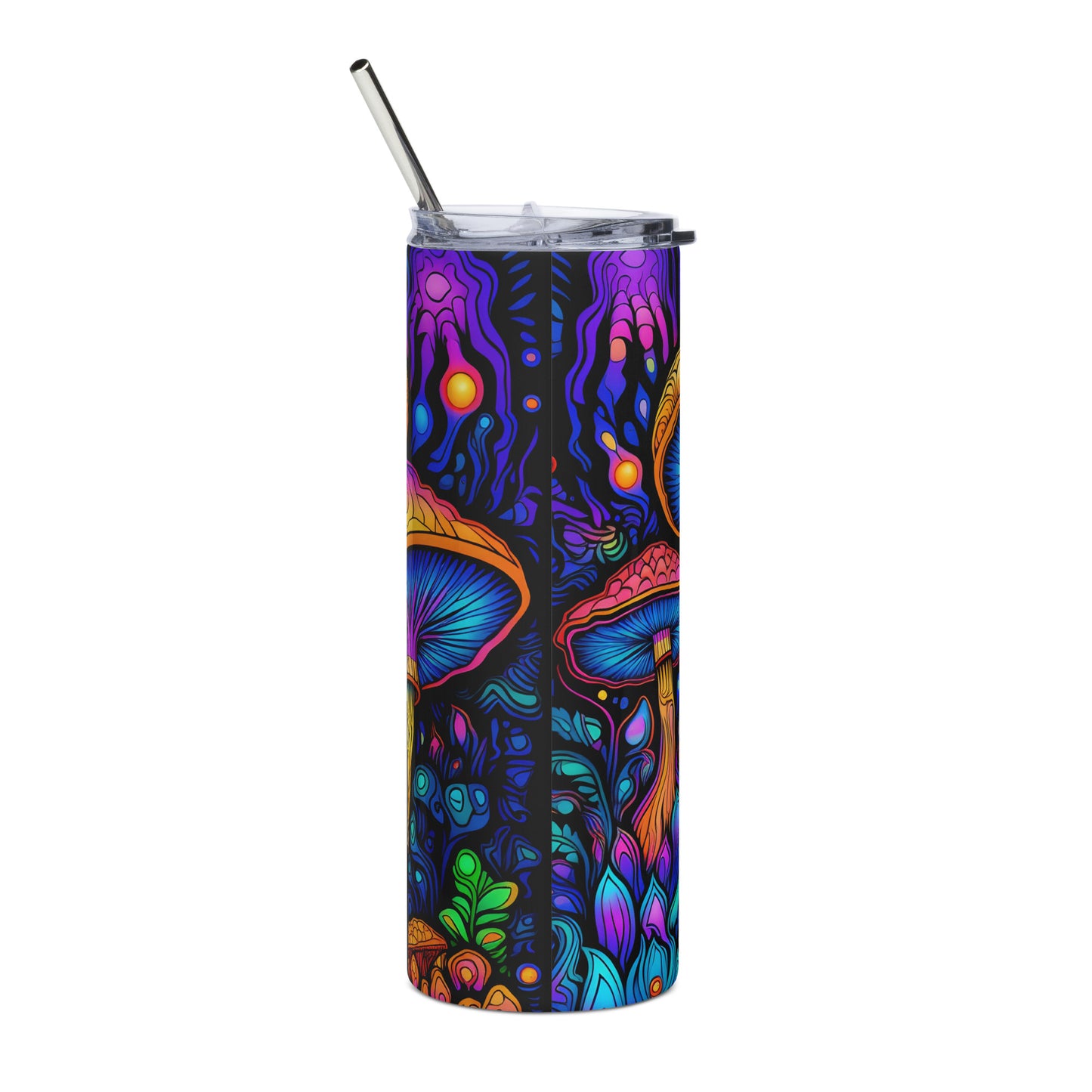 Magic Mushroom Colorful Stainless steel tumbler