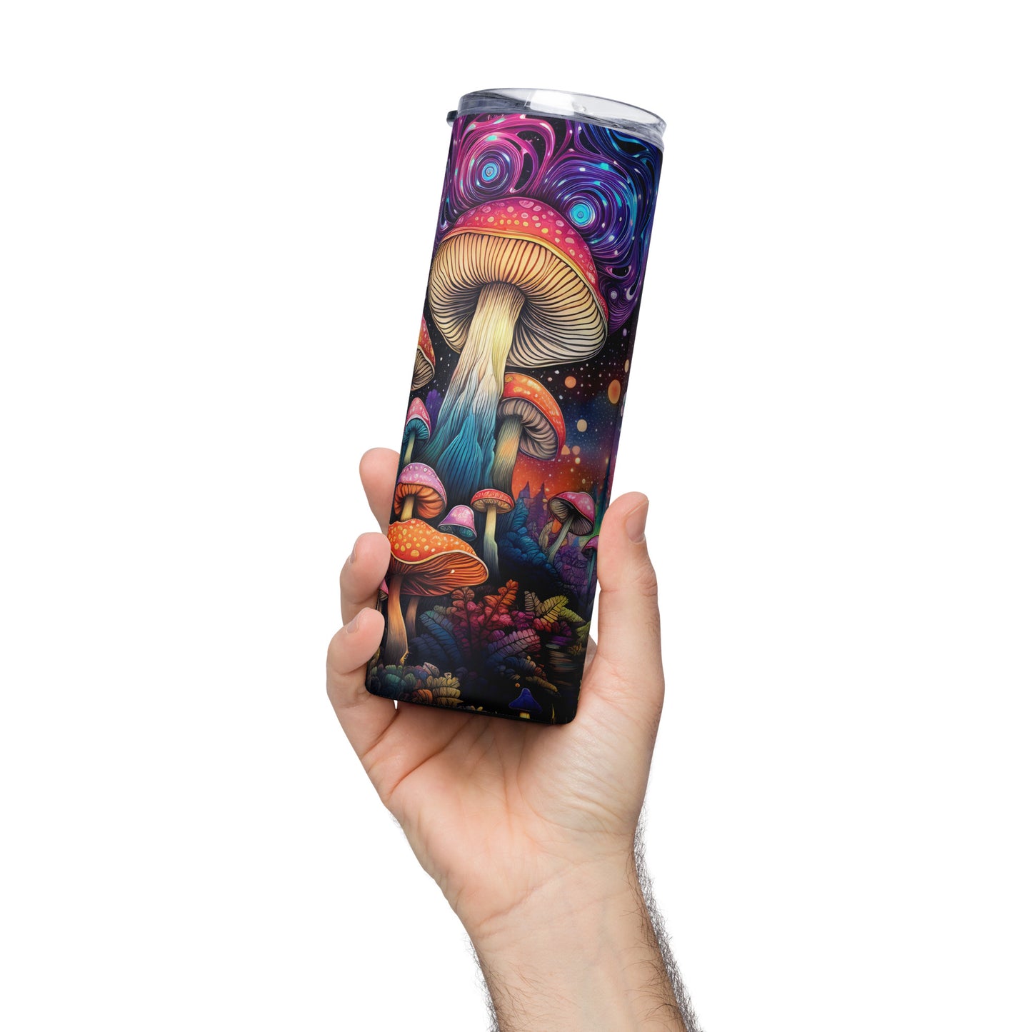 Magic Mushroom Forest Stainless steel tumbler