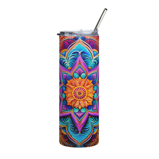 Mandala Stainless steel tumbler