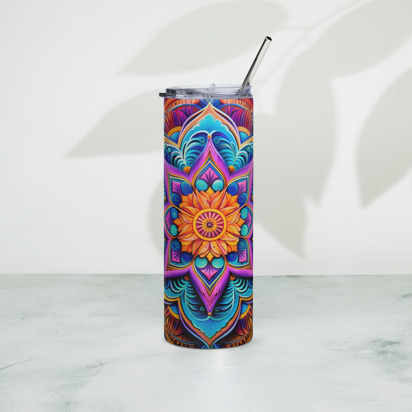 Mandala Stainless steel tumbler