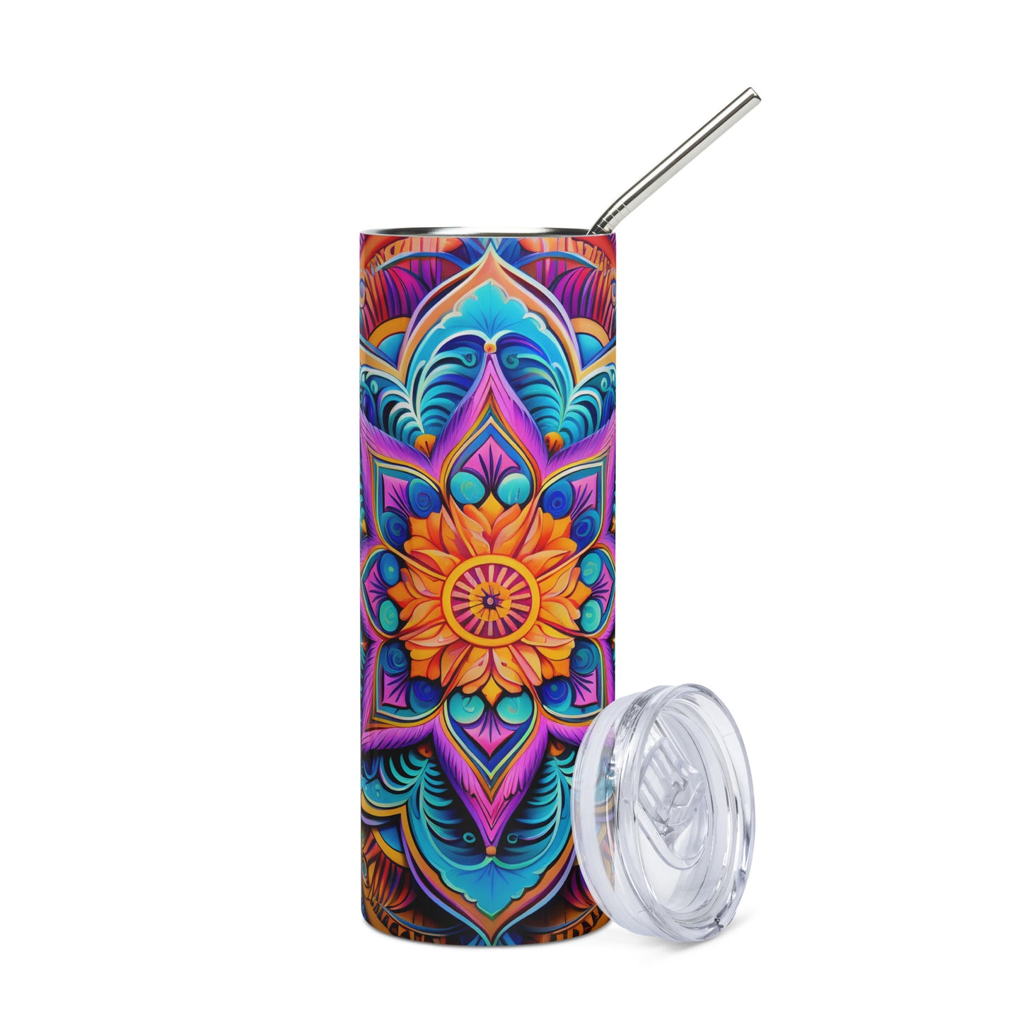 Mandala Stainless steel tumbler