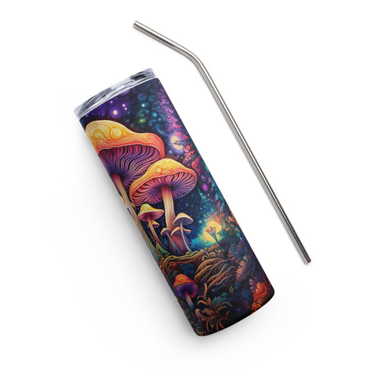Magic Mushroom Stainless steel tumbler