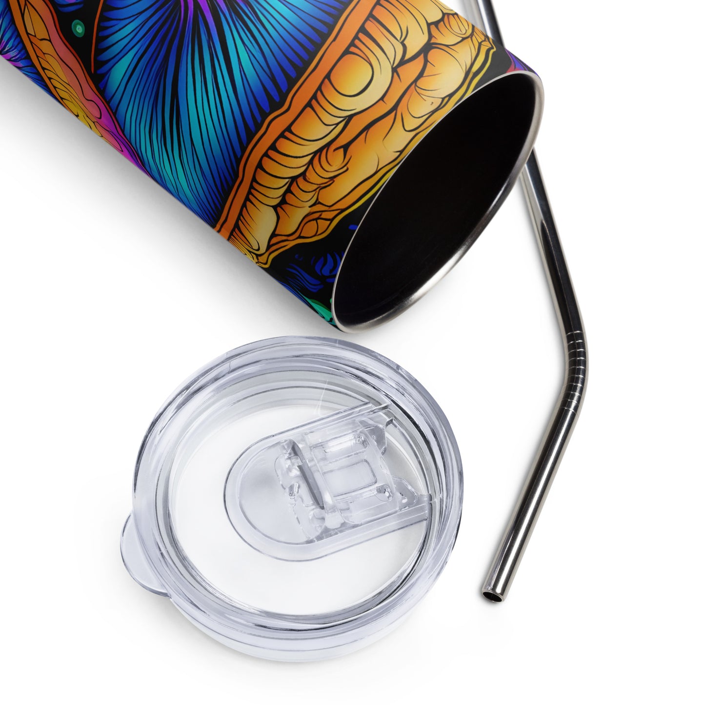 Magic Mushroom Colorful Stainless steel tumbler