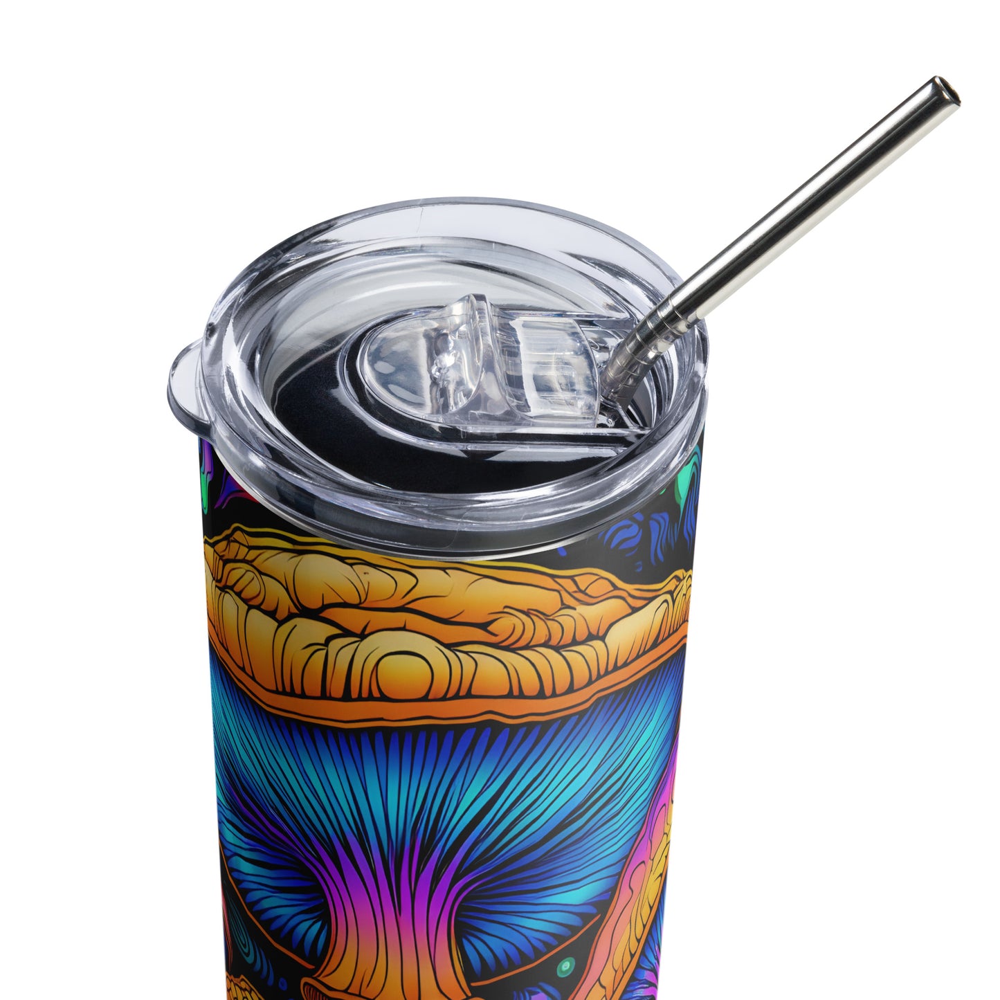 Magic Mushroom Colorful Stainless steel tumbler