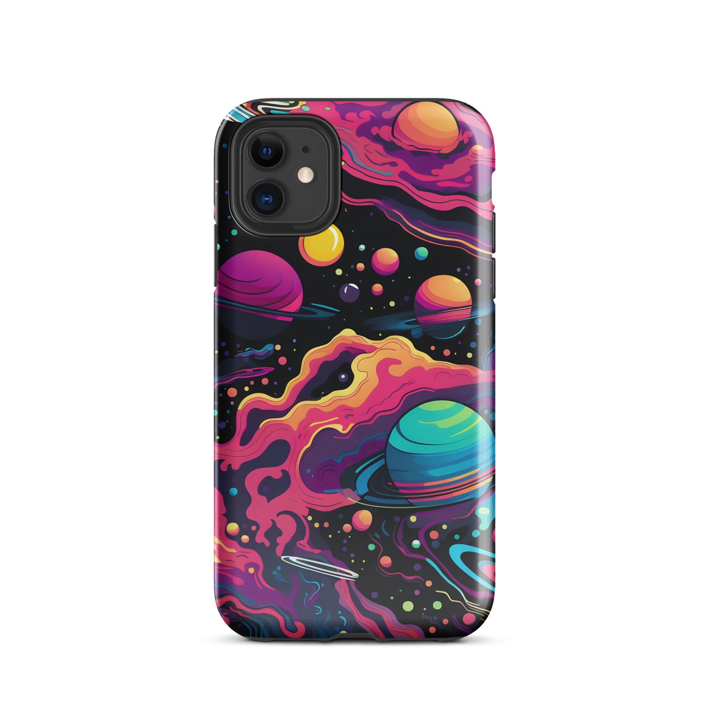 Neon Space Tough Case for iPhone®