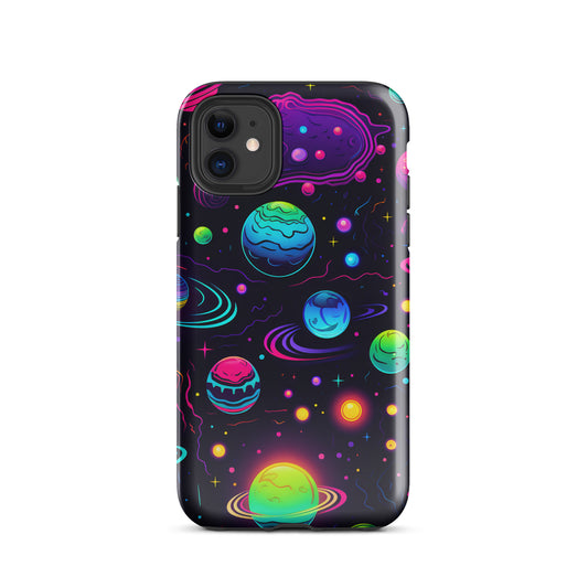 Neon Space Tough Case for iPhone®