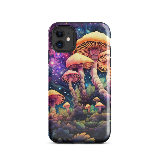Neon Mushroom Forest Tough Case for iPhone®