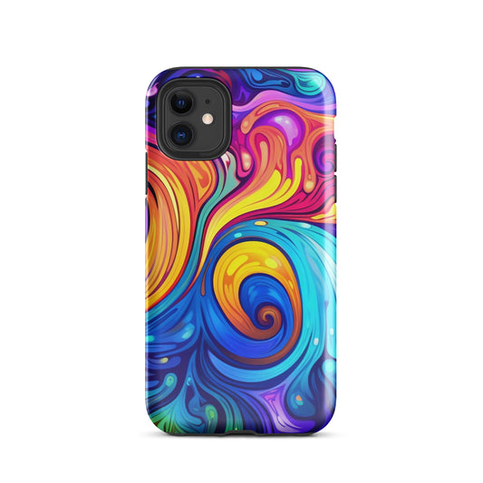 Neon Trippy Tough Case for iPhone®