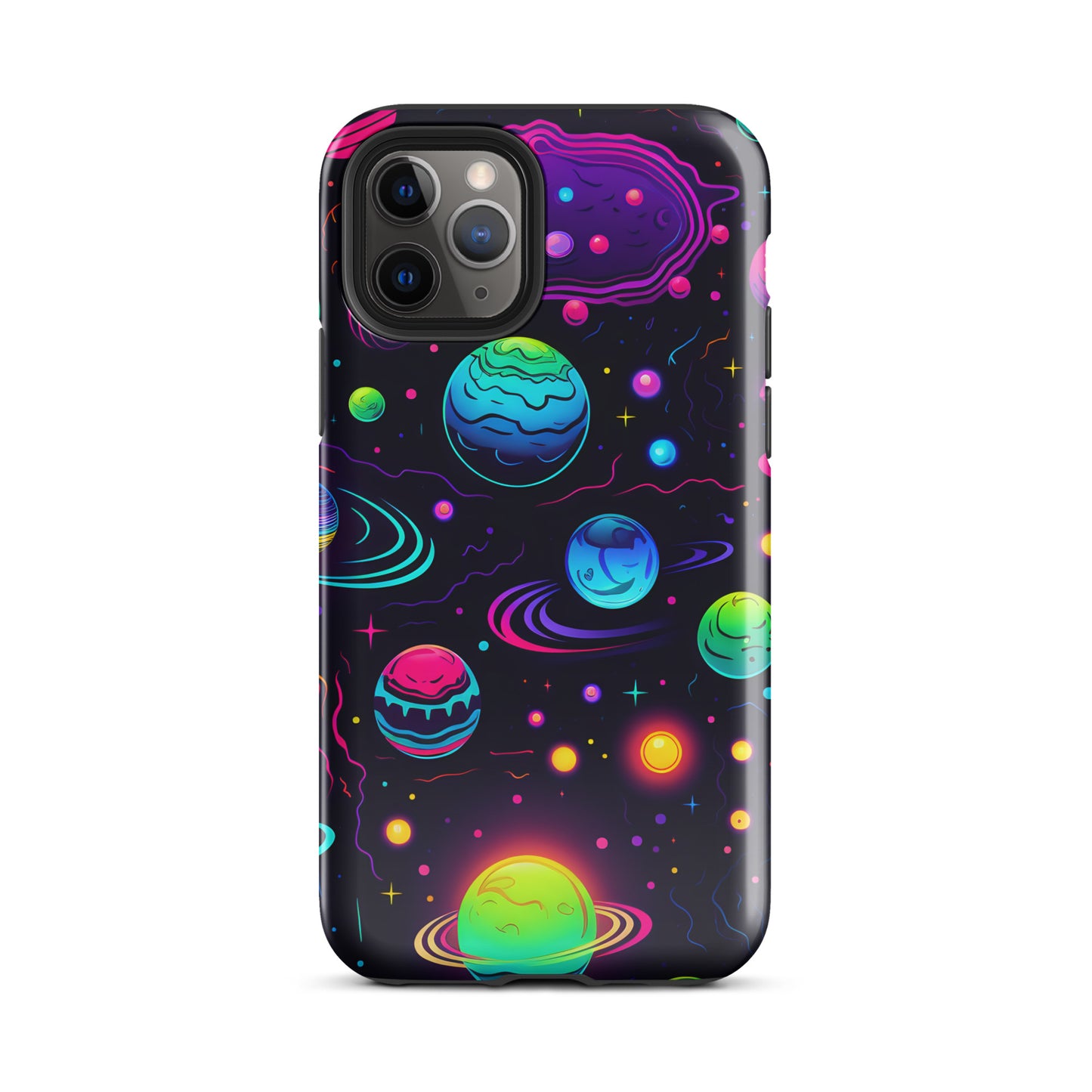 Neon Space Tough Case for iPhone®