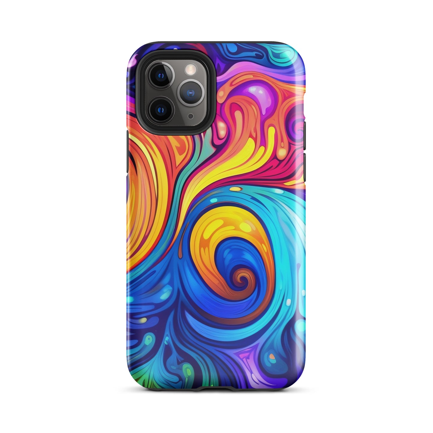 Neon Trippy Tough Case for iPhone®