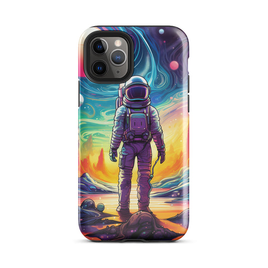 Psychedelic Astronaut in Space Tough Case for iPhone®