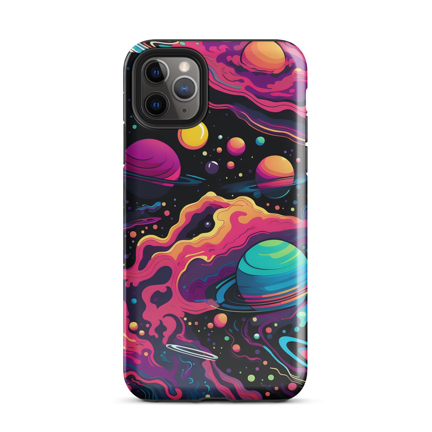 Neon Space Tough Case for iPhone®
