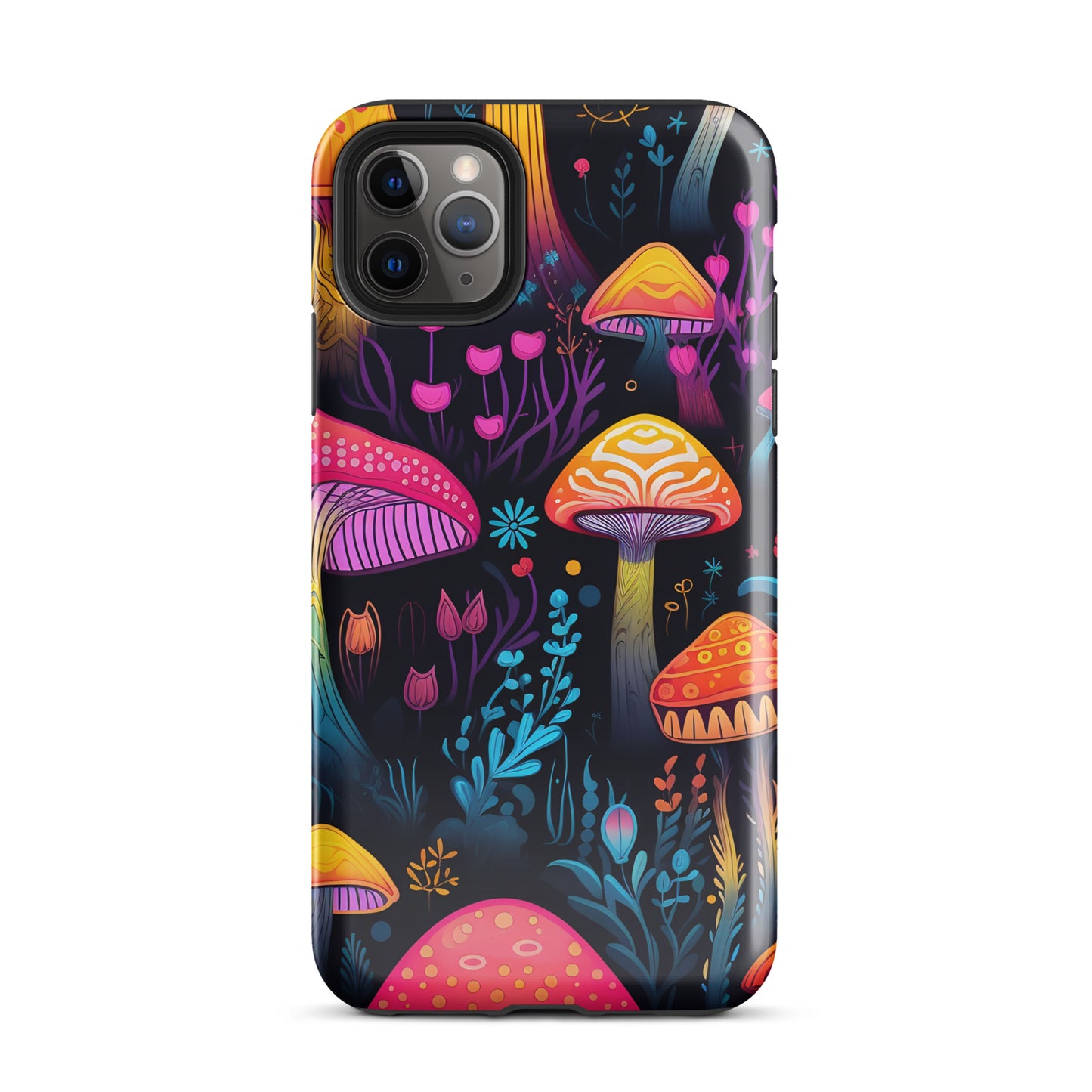 Neon Magic Mushroom Tough Case for iPhone®