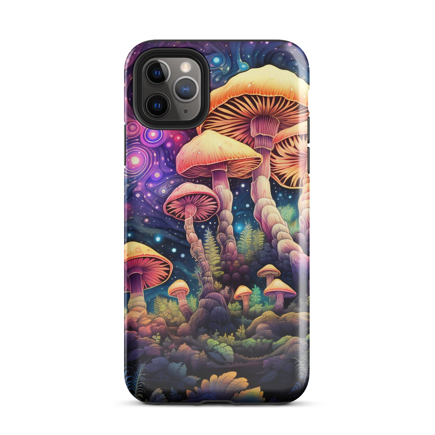 Neon Mushroom Forest Tough Case for iPhone®