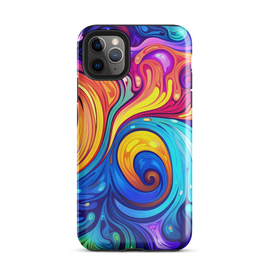 Neon Trippy Tough Case for iPhone®