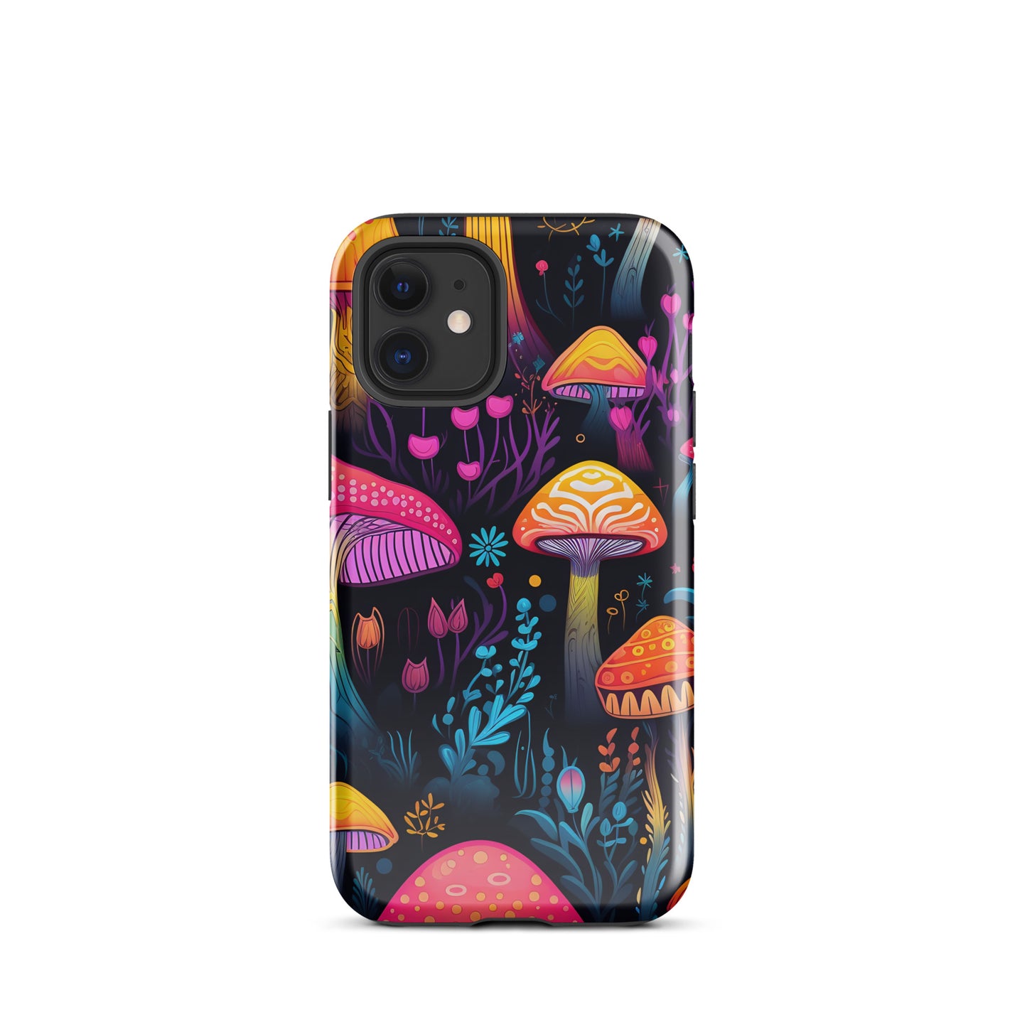 Neon Magic Mushroom Tough Case for iPhone®