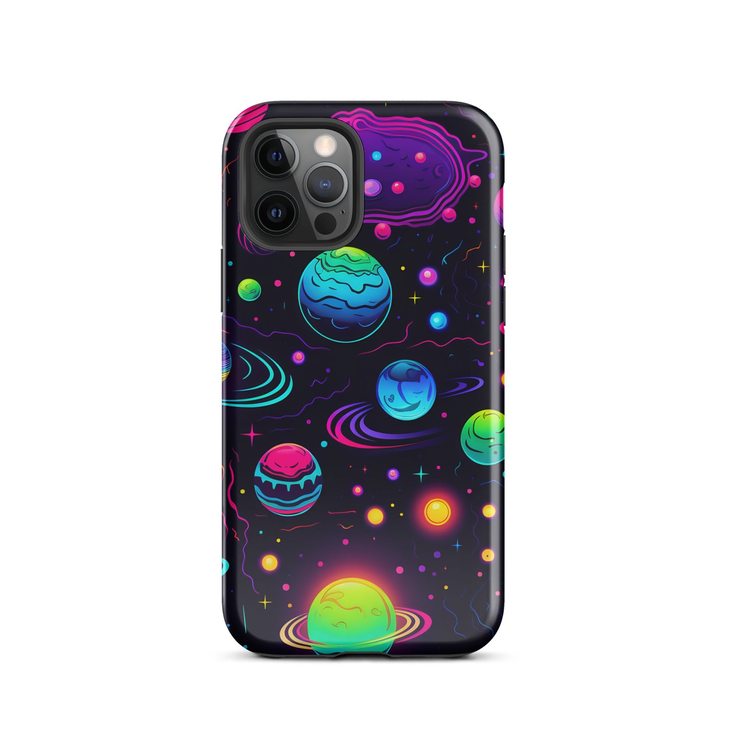 Neon Space Tough Case for iPhone®