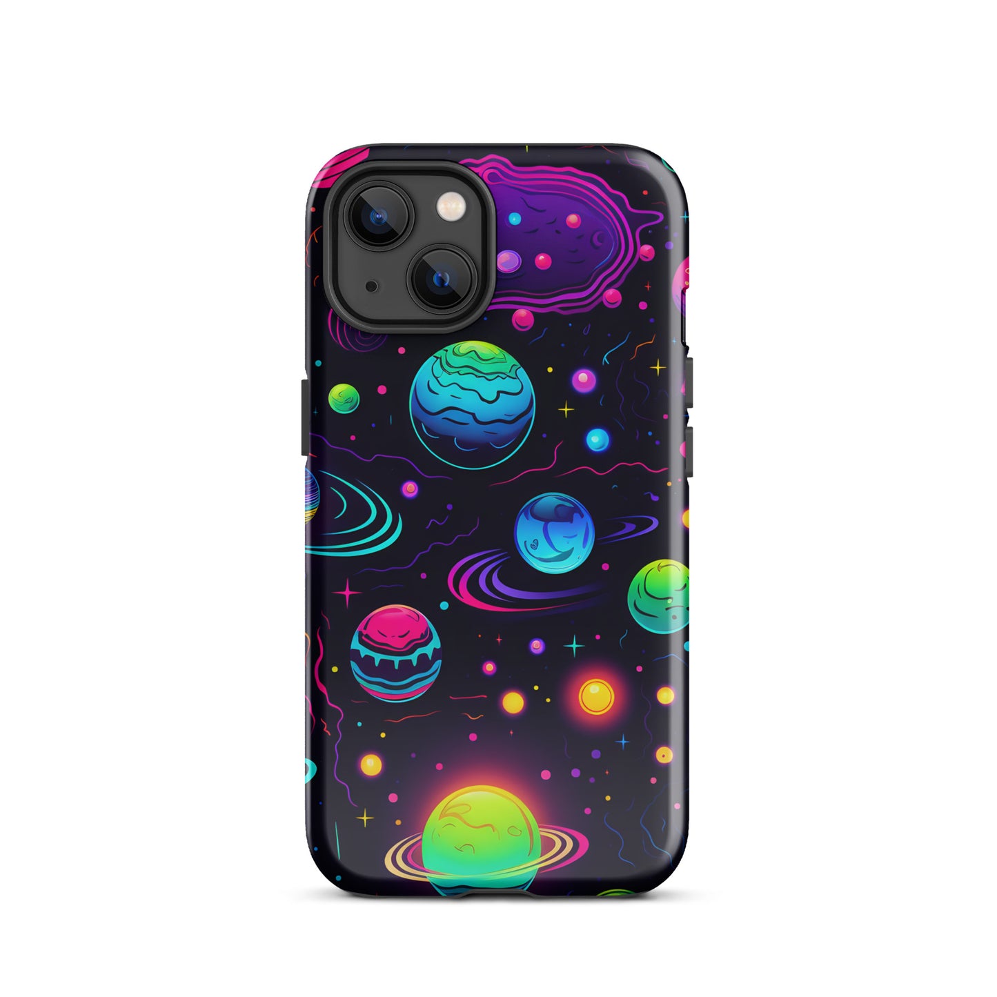Neon Space Tough Case for iPhone®