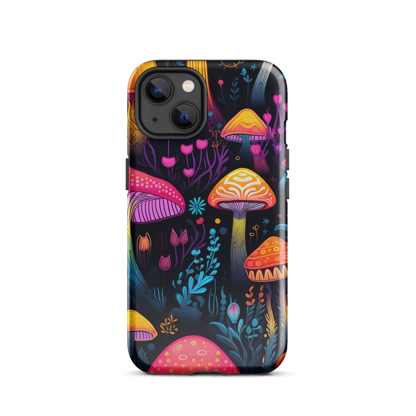 Neon Magic Mushroom Tough Case for iPhone®