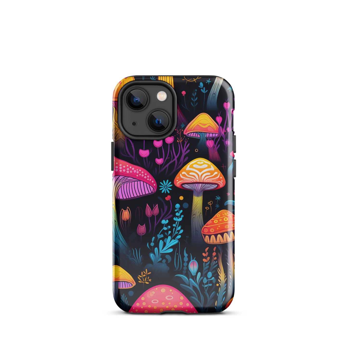 Neon Magic Mushroom Tough Case for iPhone®