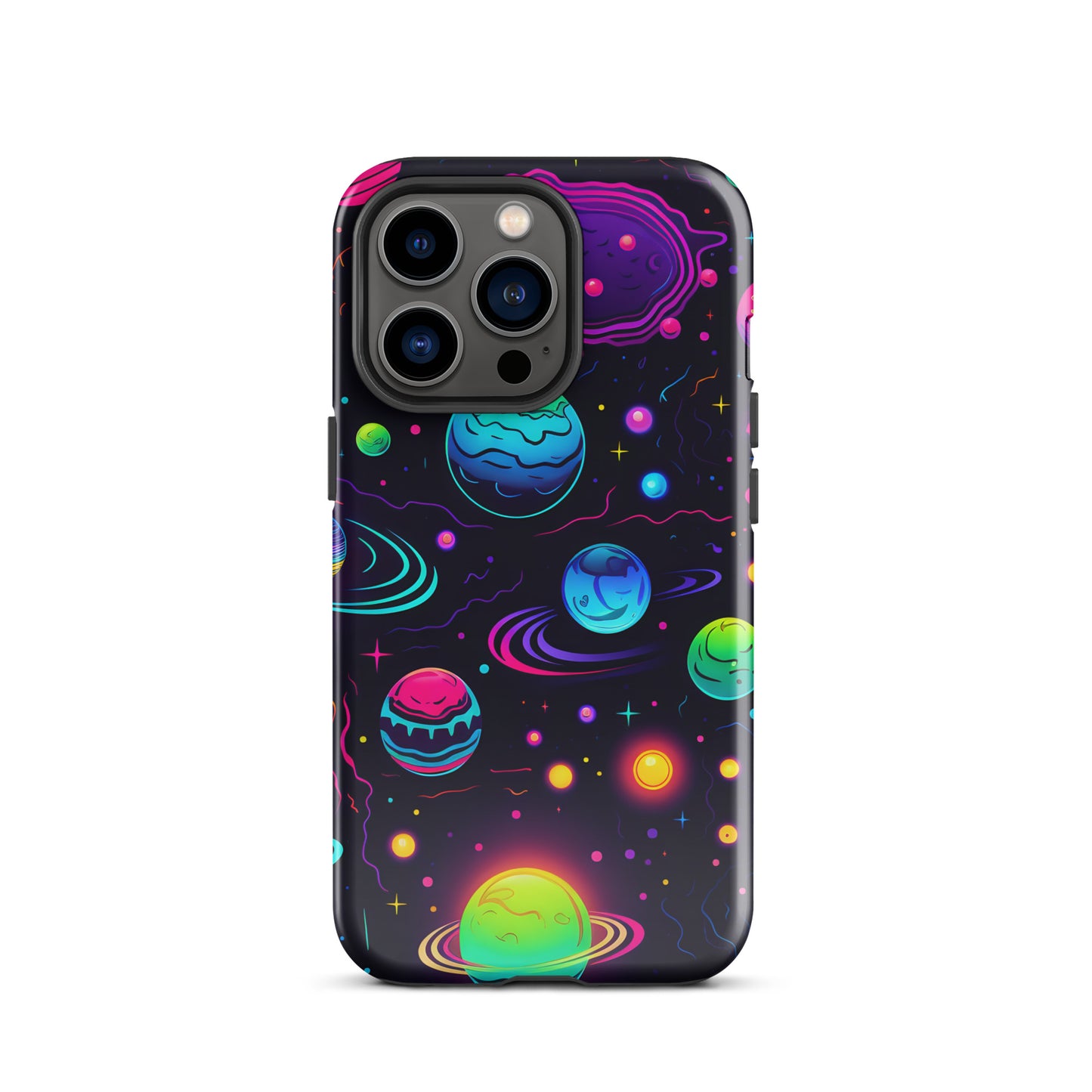 Neon Space Tough Case for iPhone®