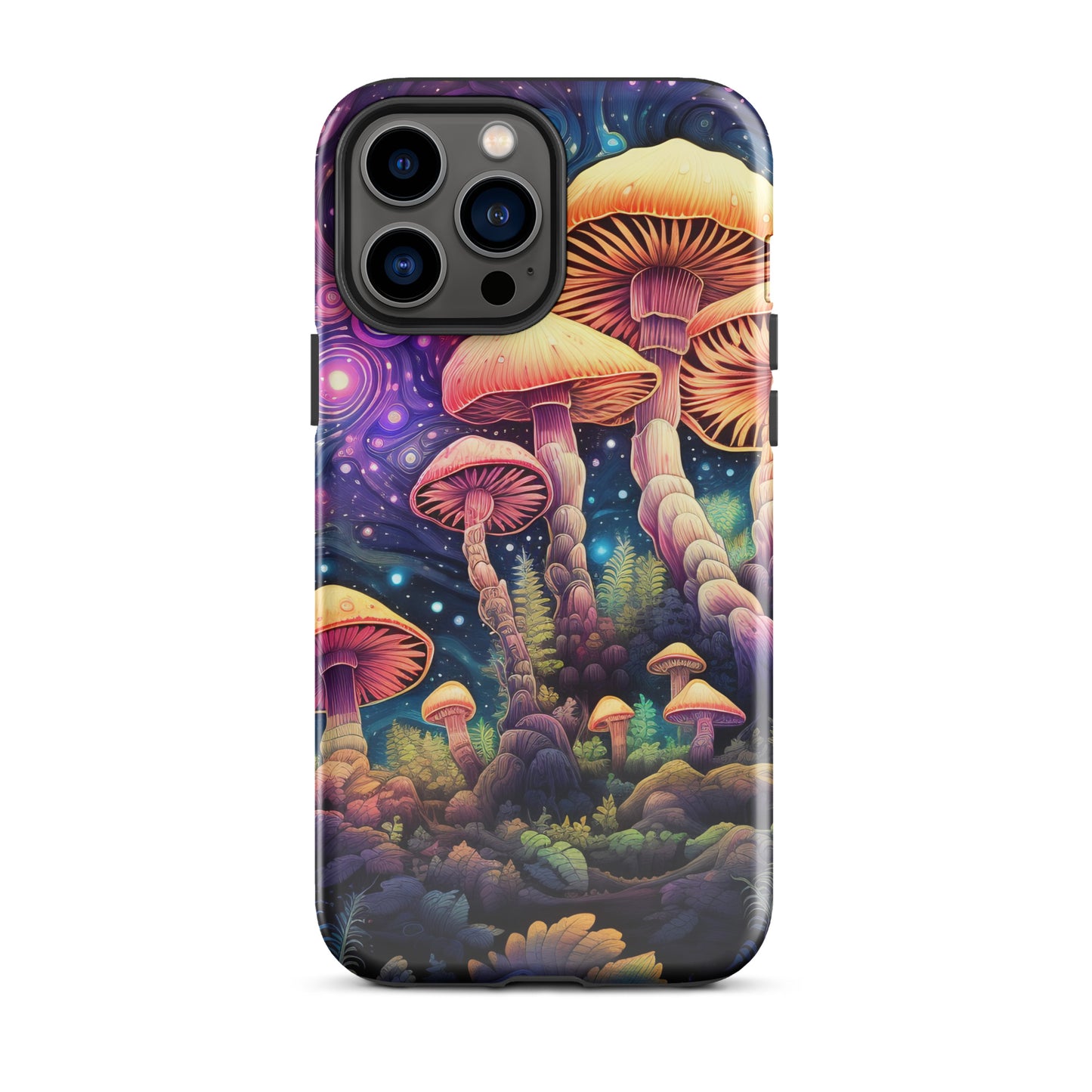 Neon Mushroom Forest Tough Case for iPhone®
