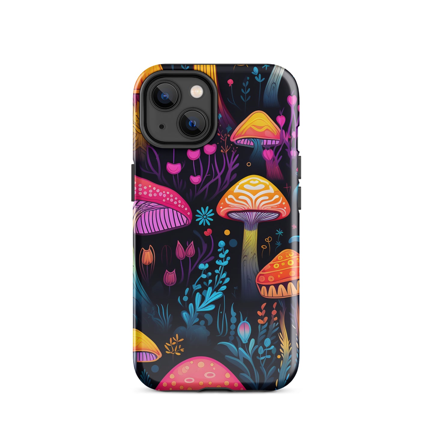 Neon Magic Mushroom Tough Case for iPhone®