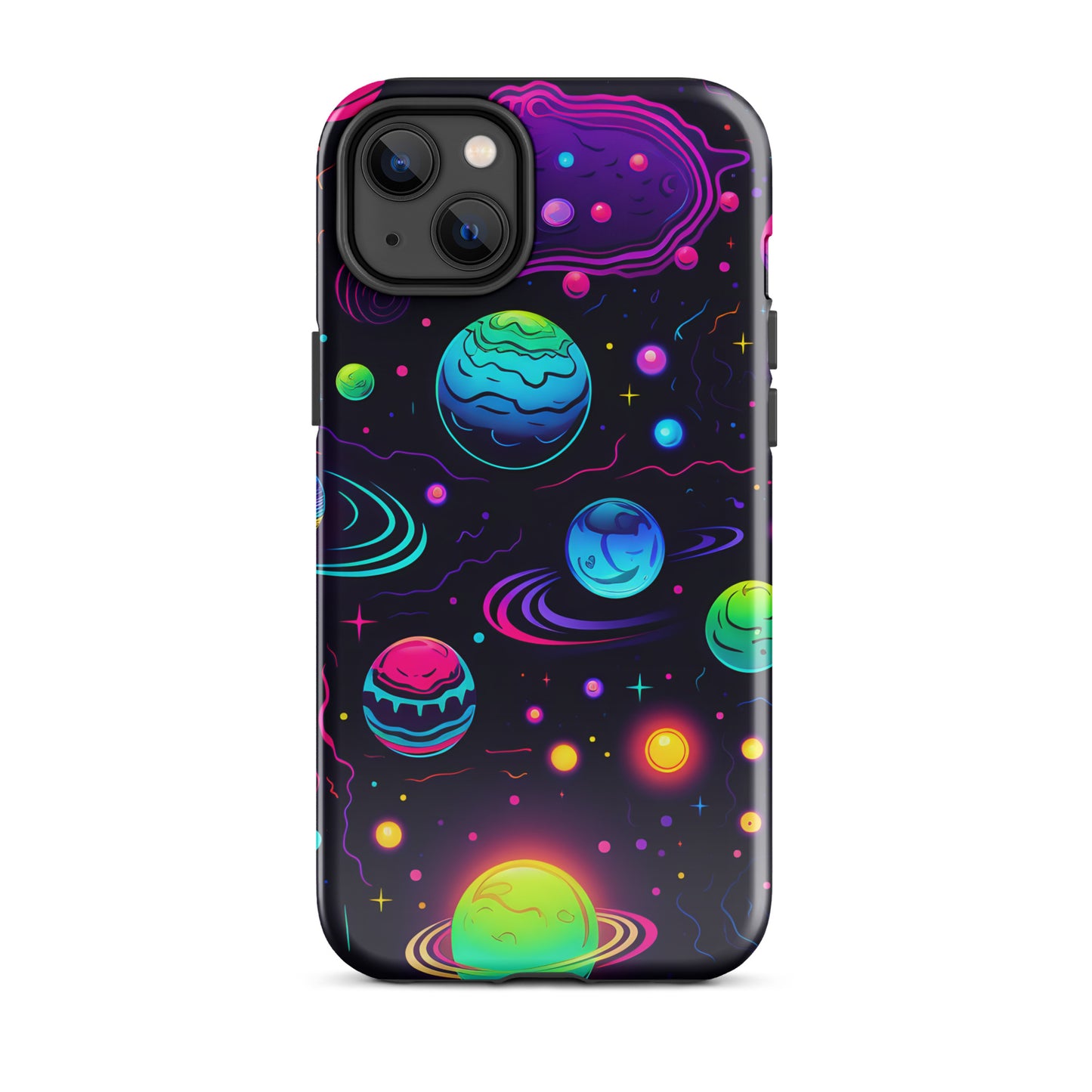 Neon Space Tough Case for iPhone®