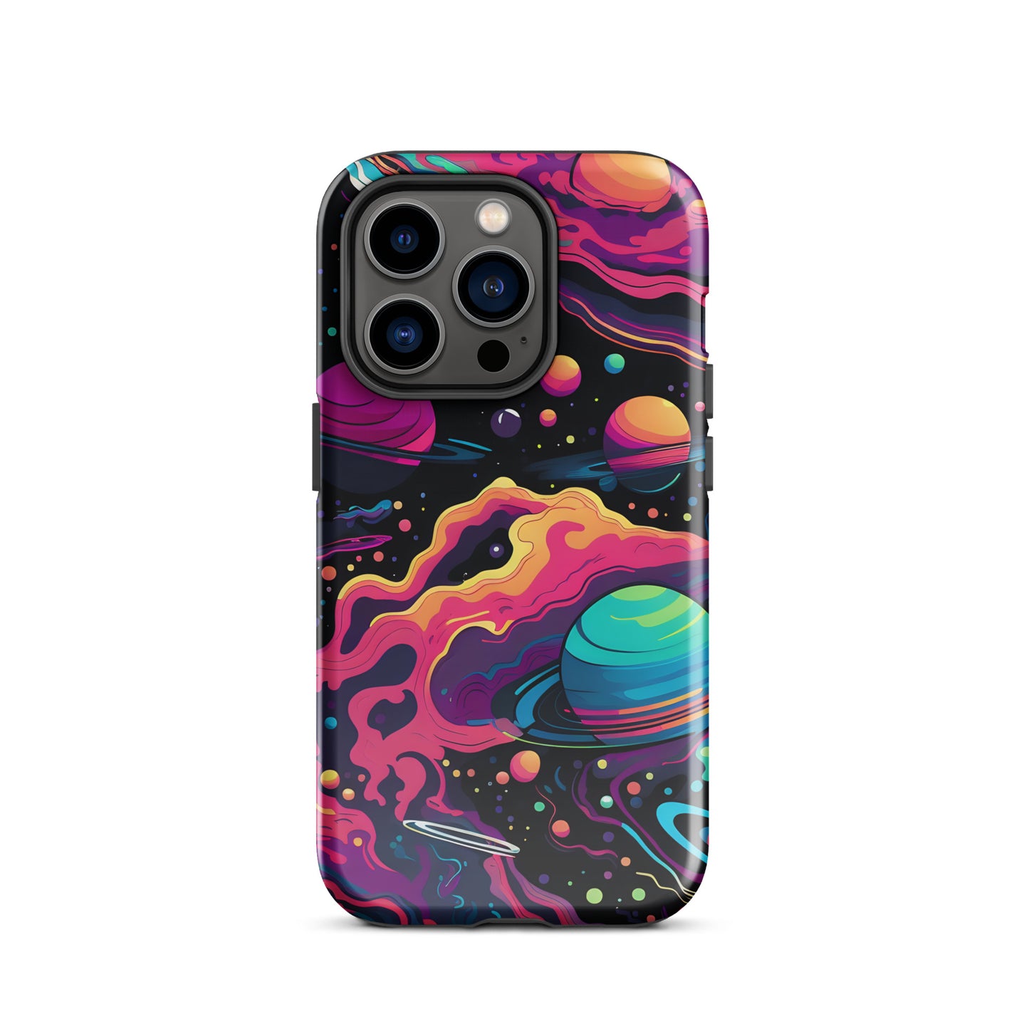 Neon Space Tough Case for iPhone®