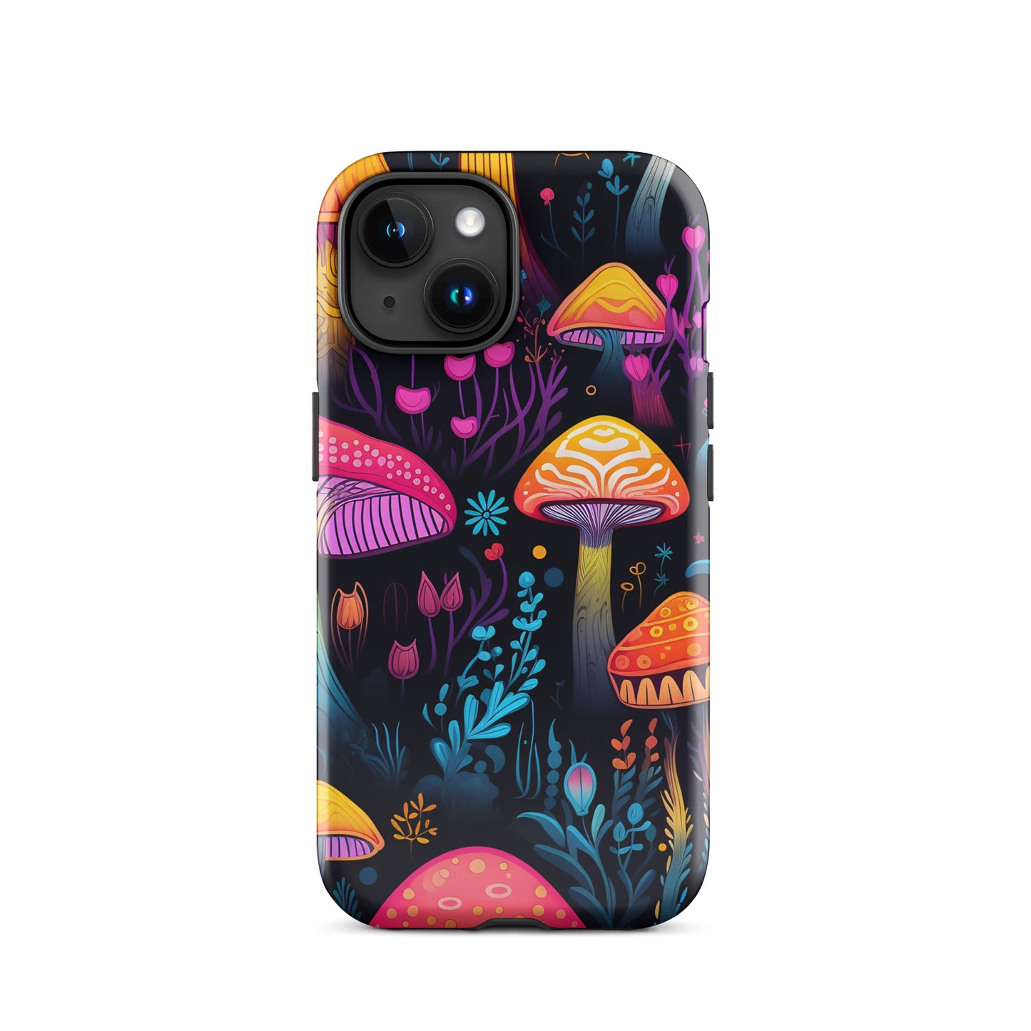 Neon Magic Mushroom Tough Case for iPhone®