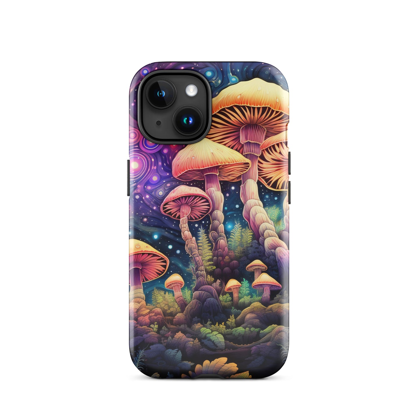 Neon Mushroom Forest Tough Case for iPhone®