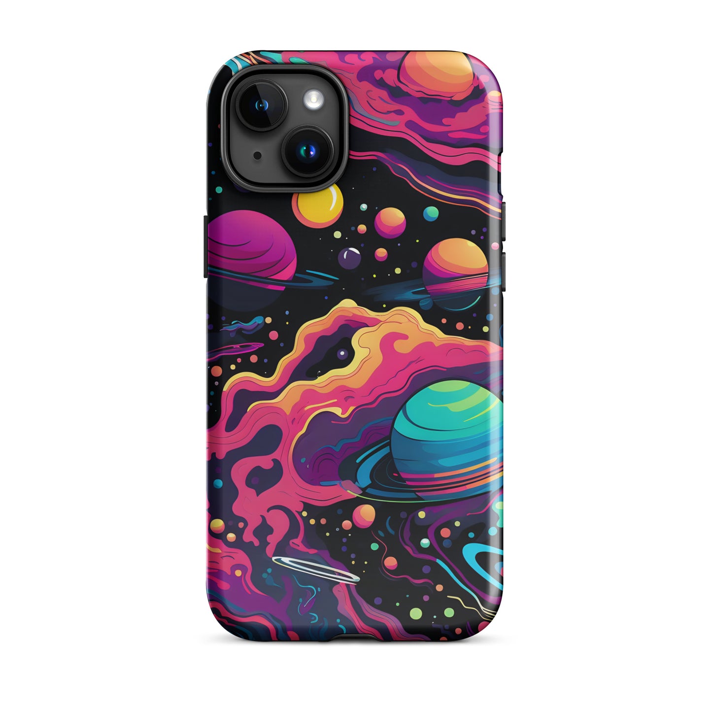 Neon Space Tough Case for iPhone®