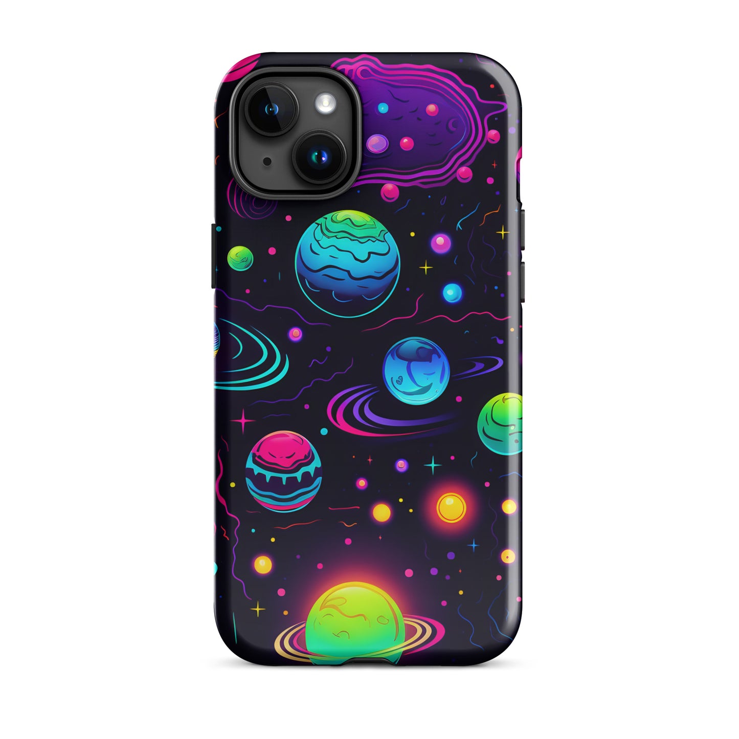 Neon Space Tough Case for iPhone®