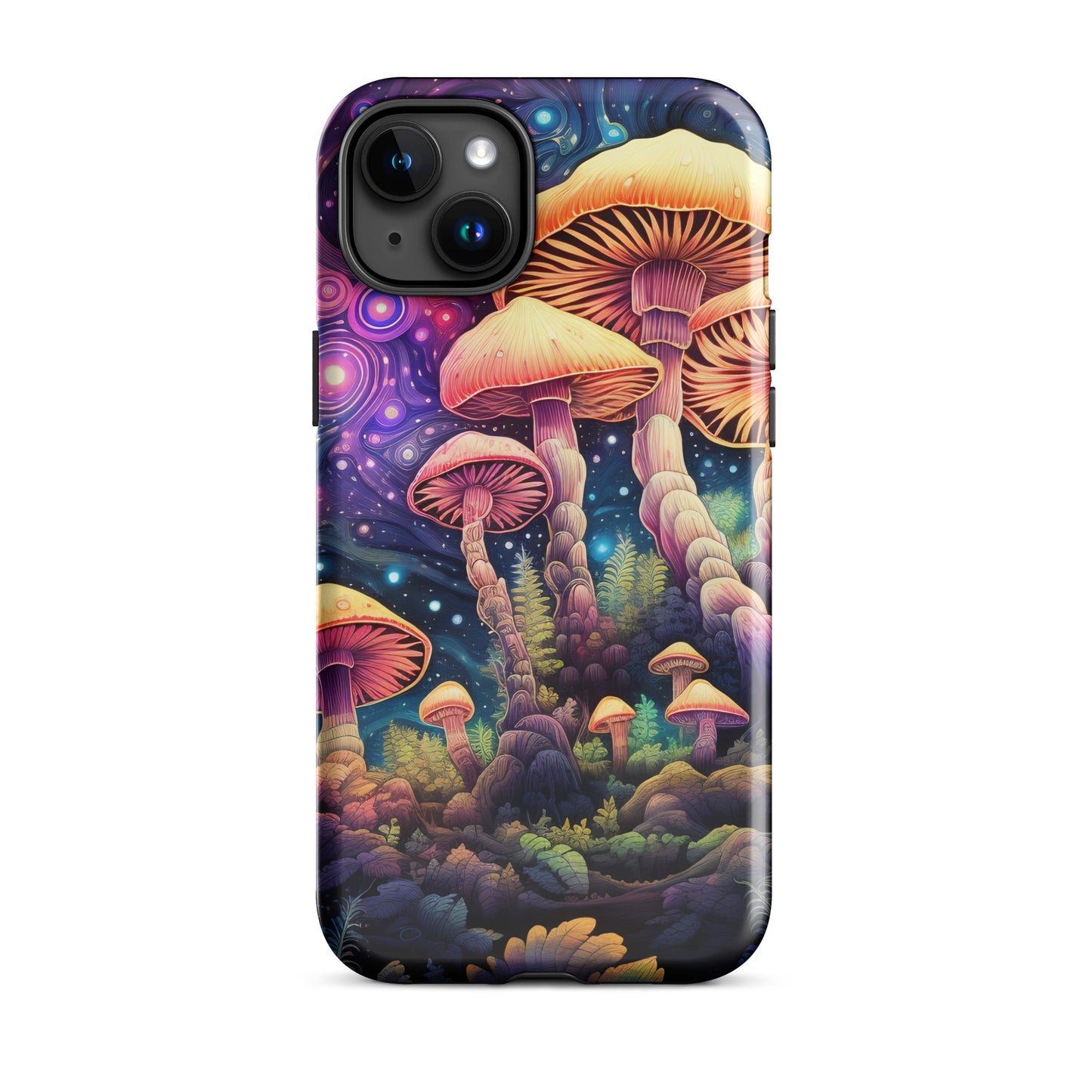 Neon Mushroom Forest Tough Case for iPhone®