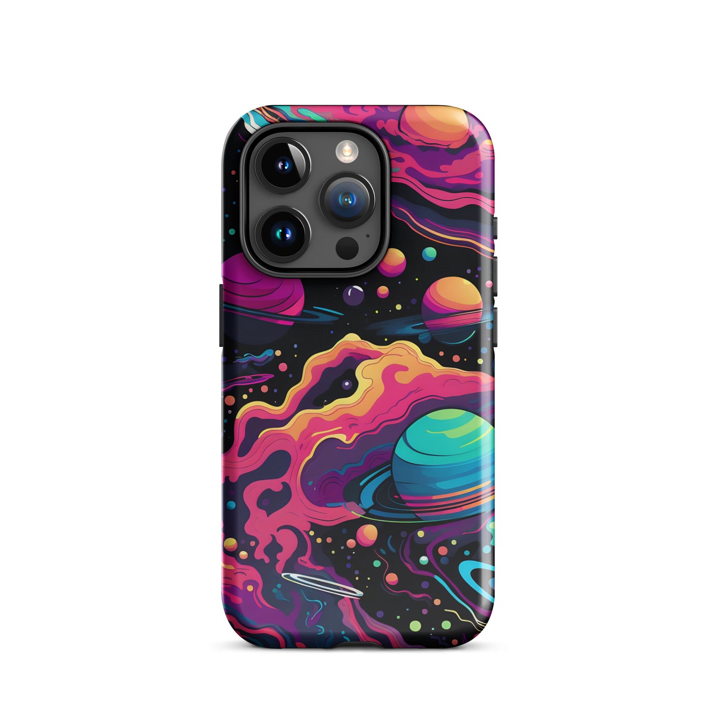 Neon Space Tough Case for iPhone®