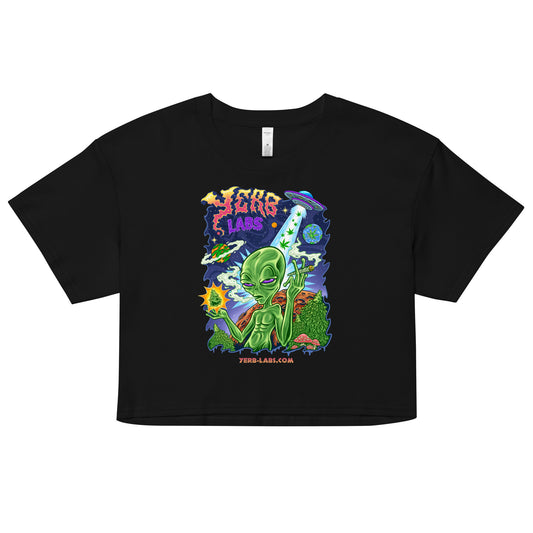 Yerb Labs Alien Women’s crop top
