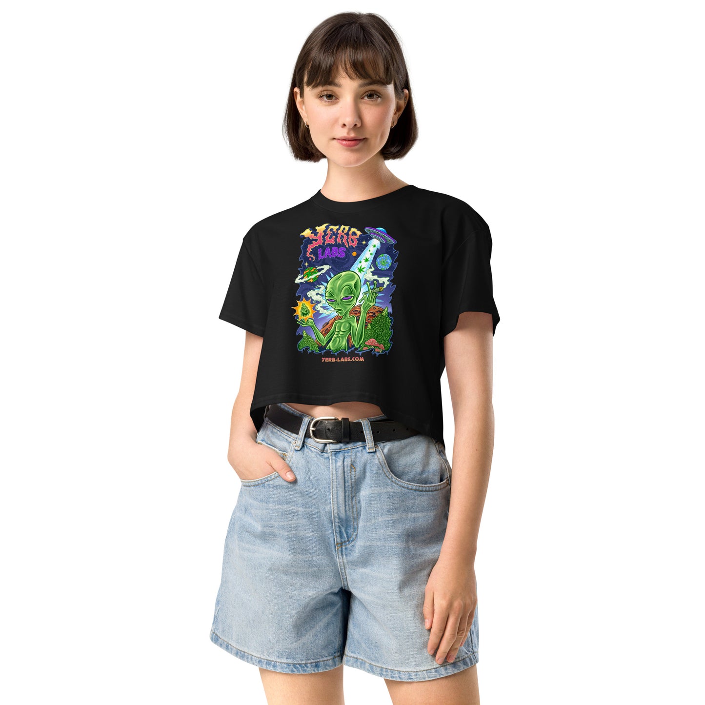 Yerb Labs Alien Women’s crop top