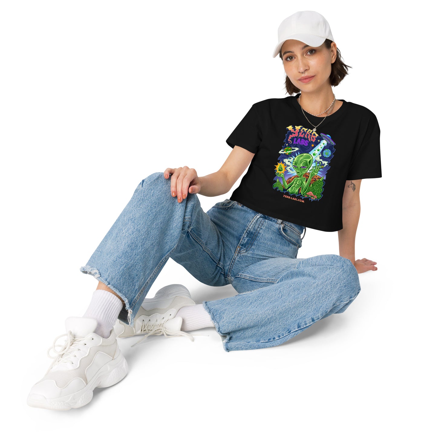 Yerb Labs Alien Women’s crop top