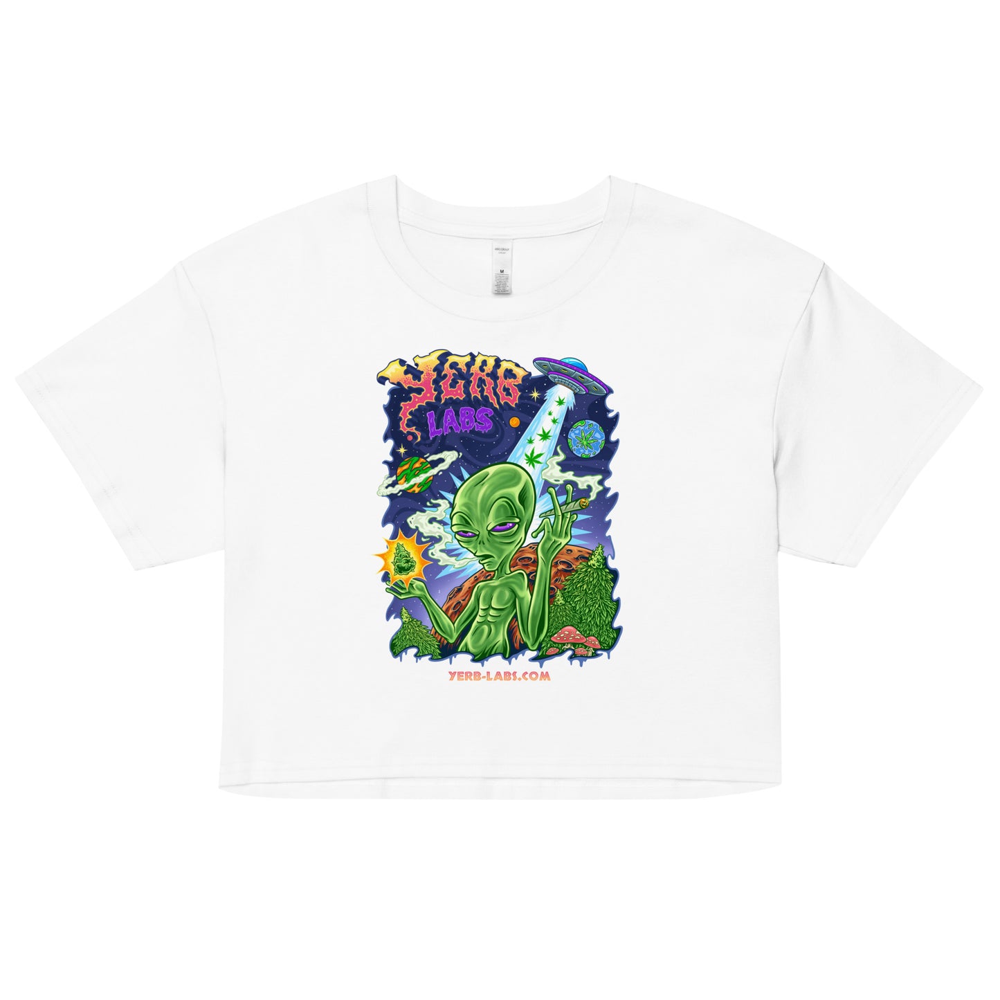Yerb Labs Alien Women’s crop top
