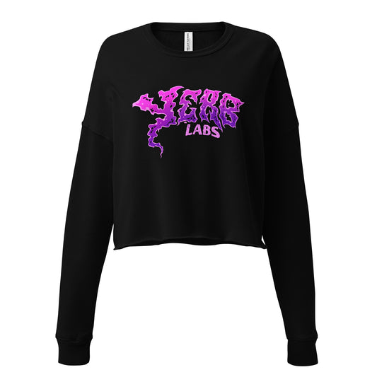 Yerb Labs Fleece Crop Sweatshirt