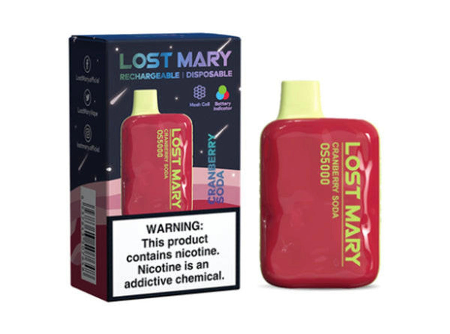 LOST MARY(5% 5000 Puffs)