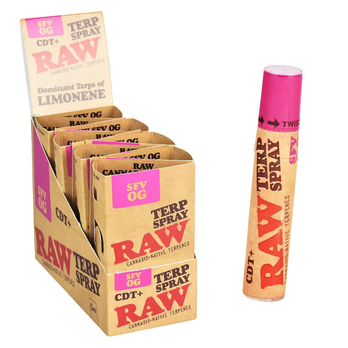 RAW CDT + TERP Spray 5ML Bottle
