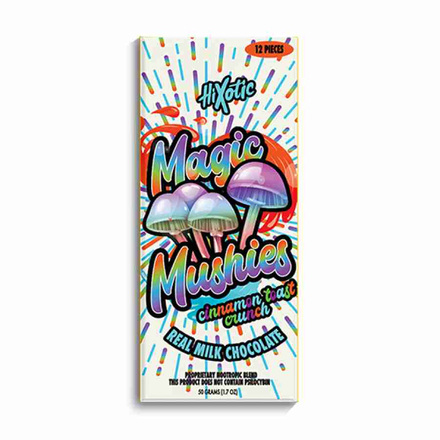 Hixotic Magic Mushies Chocolate Bars