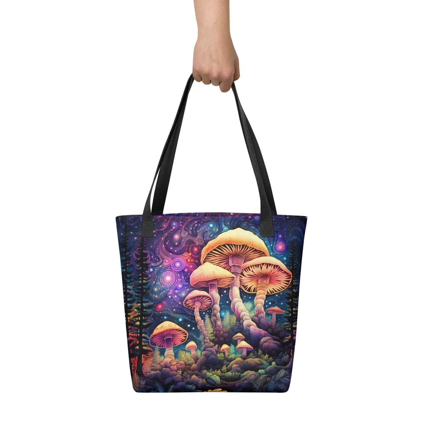 Magic Mushroom Forest Tote bag